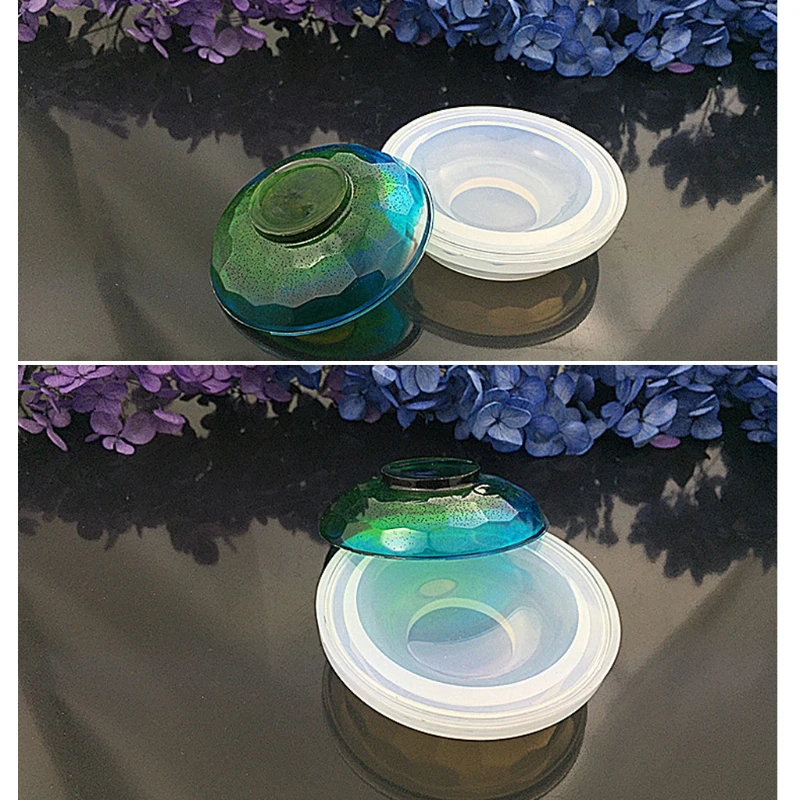 

Silicone Pendant Mold Dish Making Jewelry Resin Necklace Mould Craft DIY Tool