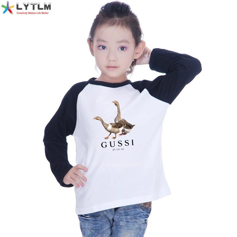 

LYTLM Ga Ga Ga Girls Tops Long Sleeve Winter Boys T Shirt Camisetas Teen Girls Shirts Koszulki Meskie Animal Print 14 Year XXX