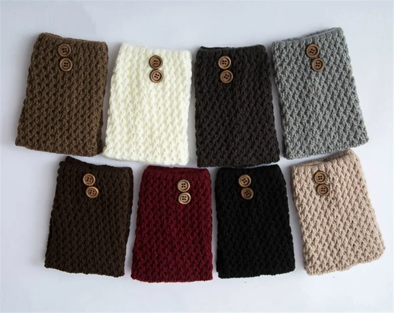 

Fashion Designer Women Buttons Leg Warmers Autumn Winter Short Hollow Boot Cuff Calentadores Piernas Knitting Boot Socks Gaiters