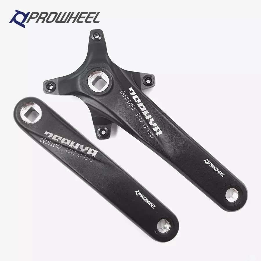 

PROWHEEL MTB Crankset 104BCD Square Hole 170mm/175mm 30/32/34/36/38/40/42/44/46/48/50/52T Chainrings Sprocket Bicycle Crank