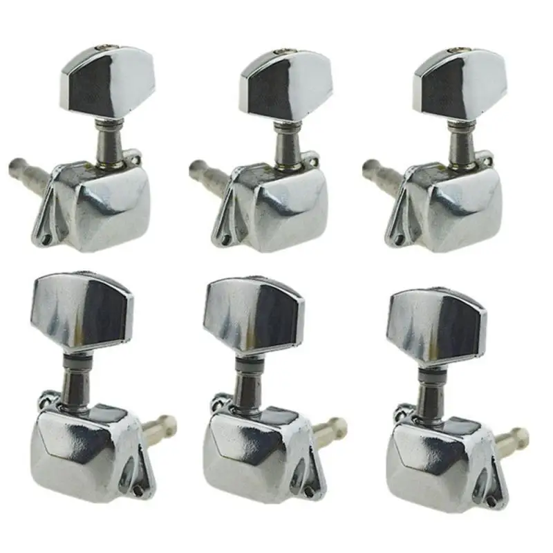 professionelle semi gitarre tuning peg tuner mechaniken e gitarre teile silber tuning schlüssel klassische gitarre taste neue free global shippin