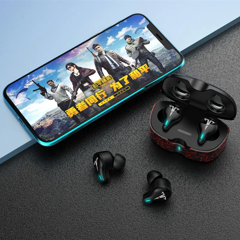 

8D Stereo TWS Wireless Headphones Gaming Earphones Bluetooth V5.1 Low Latency Game Headsets Music sport Earbuds with Mic