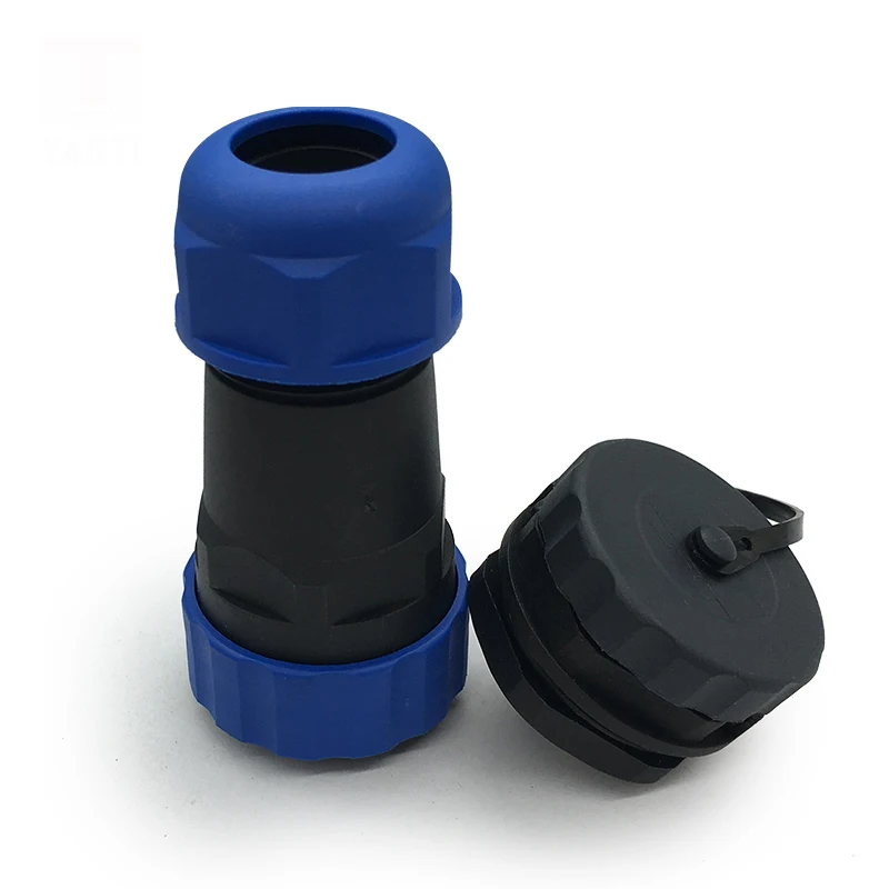 Водонепроницаемый авиационный соединитель IP68 штекер и гнездо 3 5 7 9 12 16 19 24 26Pin 28 мм