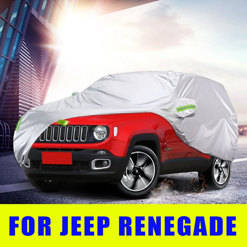Waterproof Full Car Covers Outdoor Sunshade Dustproof Snow For Jeep Renegade 2014-2020 Accessories