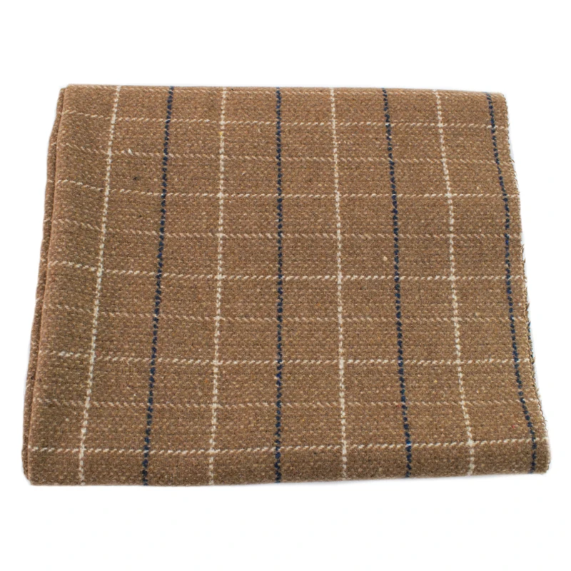 50cm*150cm/Piece Thickened British Style Plaid Fabric Woollen Imitation Cashmere Coat Woolen Cloth DIY Handmade Material |