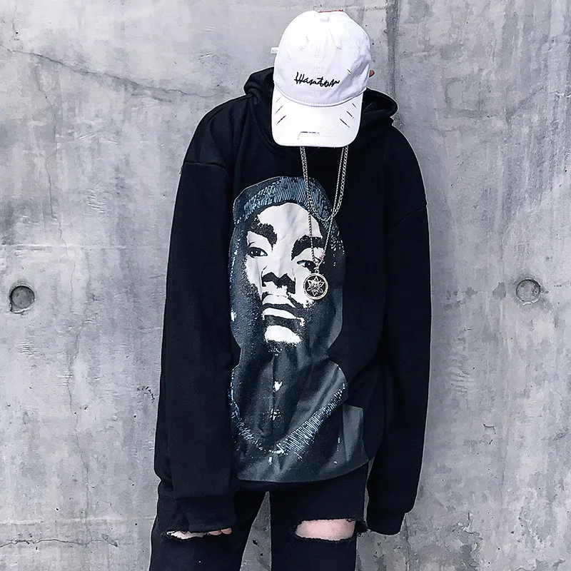 

Hip Hop Streetwear Hoodie Men Harajuku Fashion Print Hoodies and Sweatshirts 2019 Autumn Male Tops Gray Black GM238