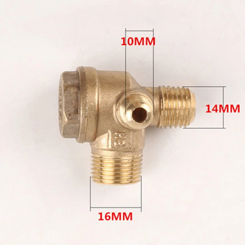 

Air Pump Check Valve 10*14*16mm Easy installation Thread connections Accessories