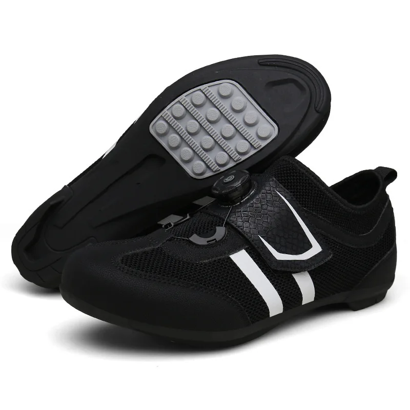 Murah GRITION Bersepeda Pria Sepeda Olahraga Luar Ruangan Sepeda Sepatu Profesional Non Slip Unisex Sepatu Karet Sole Ringan Sneaker