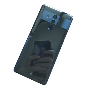 for huawei mate 10 pro new 100 original glass rear housing battery cover back case with fingerprint sensor free global shipping