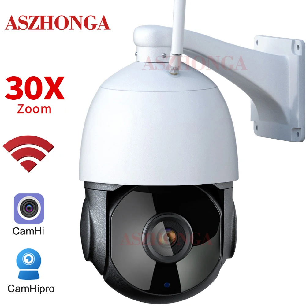 

2MP 5MP Wireless PTZ IP Camera 30X Zoom WIFI CCTV HD 1080P Outdoor Security Motion Detection IR Night Vision Waterproof CamHi AP