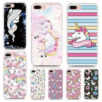 print soft tpu fundas unicorn rainbow rubber phone case for blackview a80 pro for blackview a60 bv9600 pro bumper silicone cover