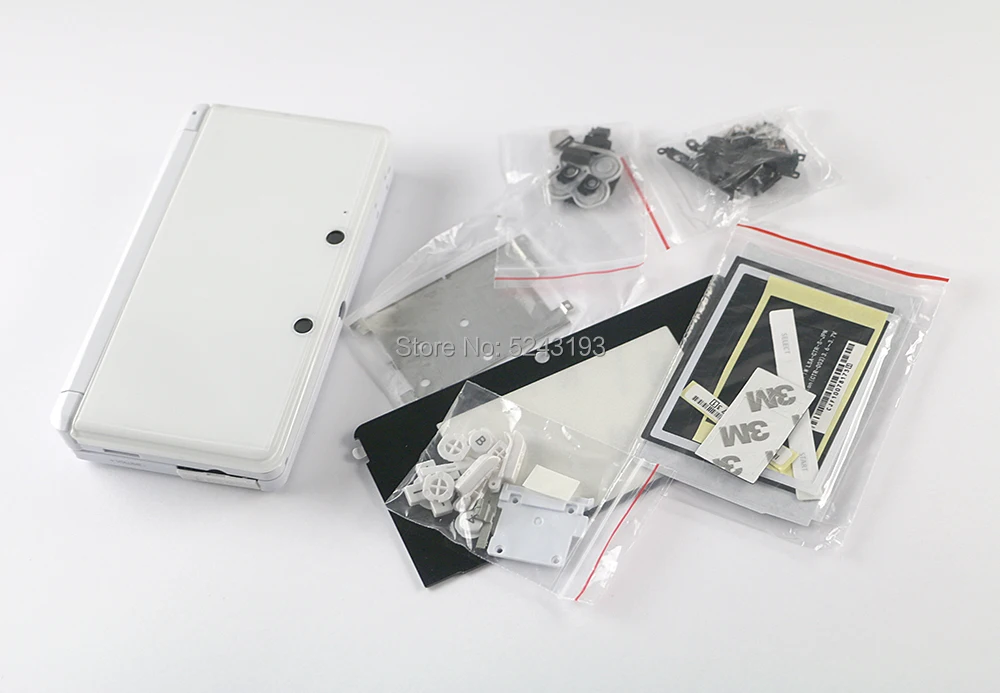 1 комплект полный корпус чехол с объективом экрана для 3DS запасные части ремонта