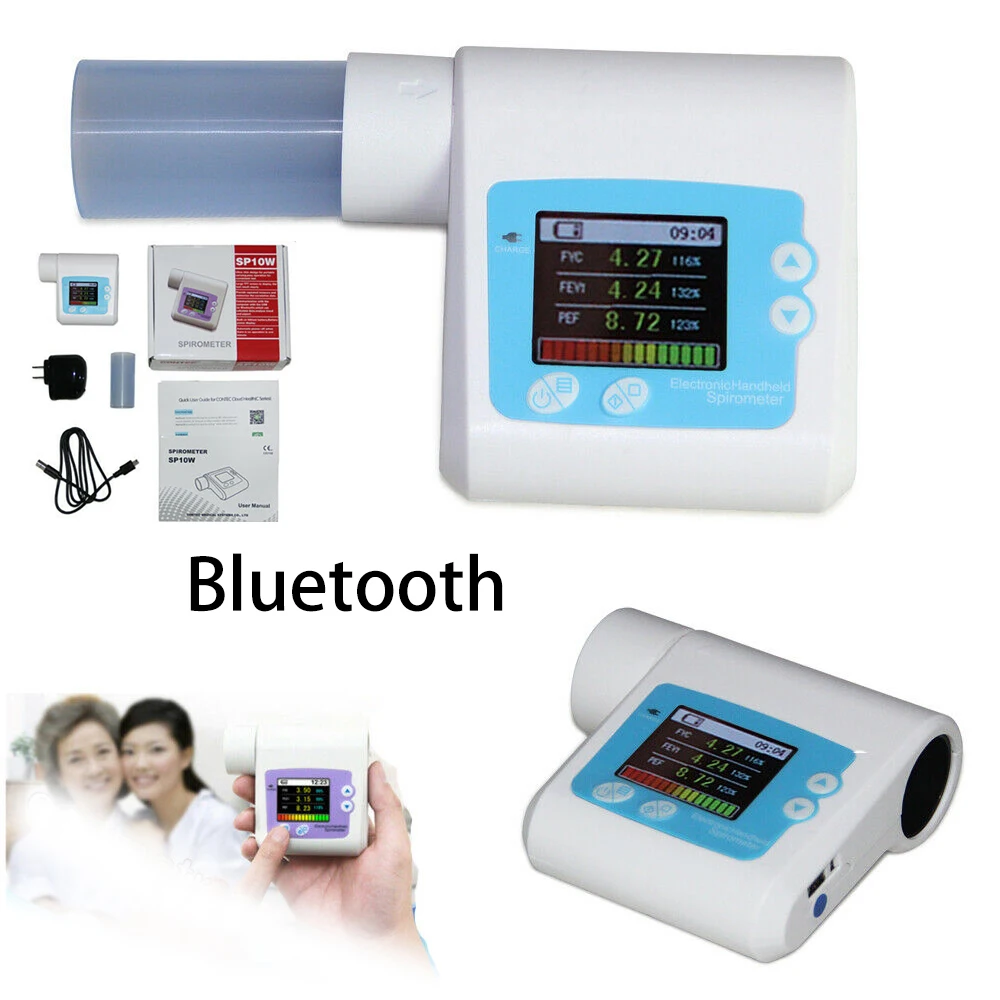 Портативный цифровой спирометр портативное Легочное Дыхание диагностическое