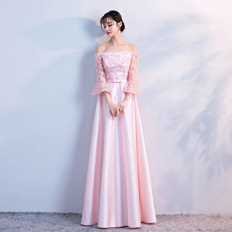 Junior элегантный невесты горничной плюс размер гость Свадьба Вечеринка длиной до