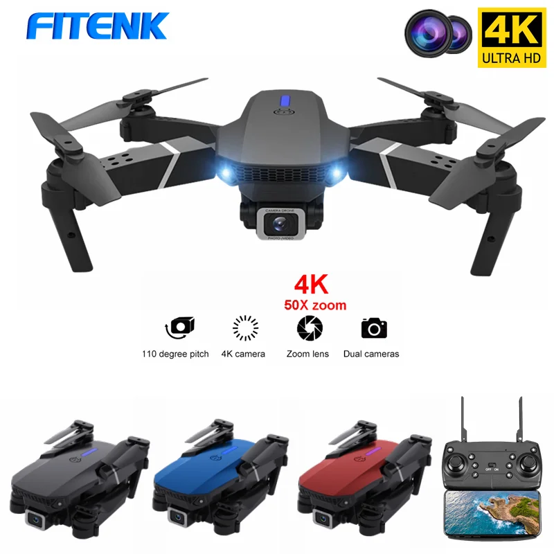 FITENK K508 дрона с дистанционным управлением 4K HD двойной Камера оптического потока