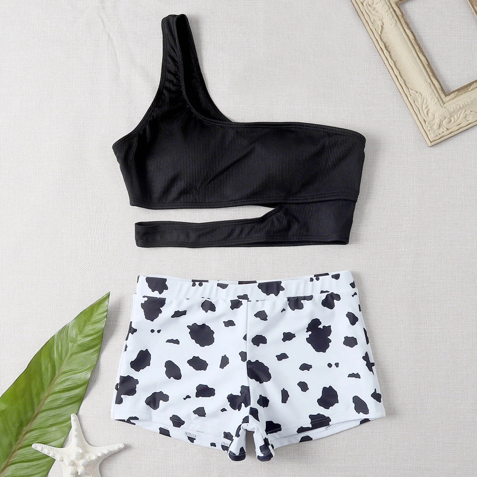 Однотонный купальник сексуальное бикини стальной цвет подходящий комплект из