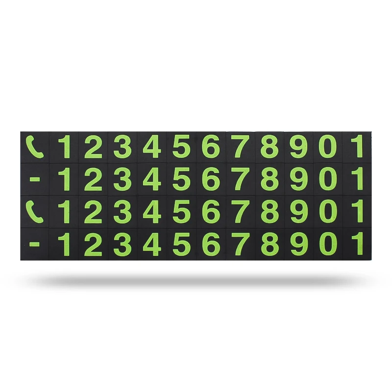 Автомобильный Стайлинг карточка с телефоном для временной парковки номер карты