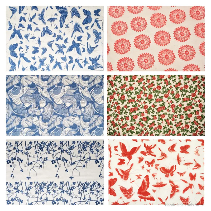 Переводная бумага для полимерной глины термостойкие керамические наклейки 1 шт.