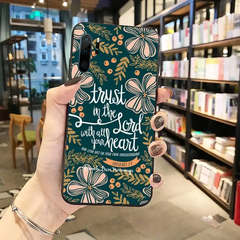 

Christian bible Piety Phone Case For huawei p30 p40 p20 lite pro p smart 2019 2020 nova 6 7 se pro 5t coque