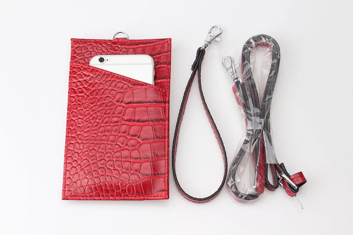 Новинка рельефный шнурок TOPHIGH из крокодиловой/змеиной кожи держатель для карт