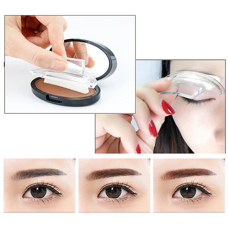 2019 3 цвета ленивый быстросъемный макияж пудра для бровей тонкая водостойкая