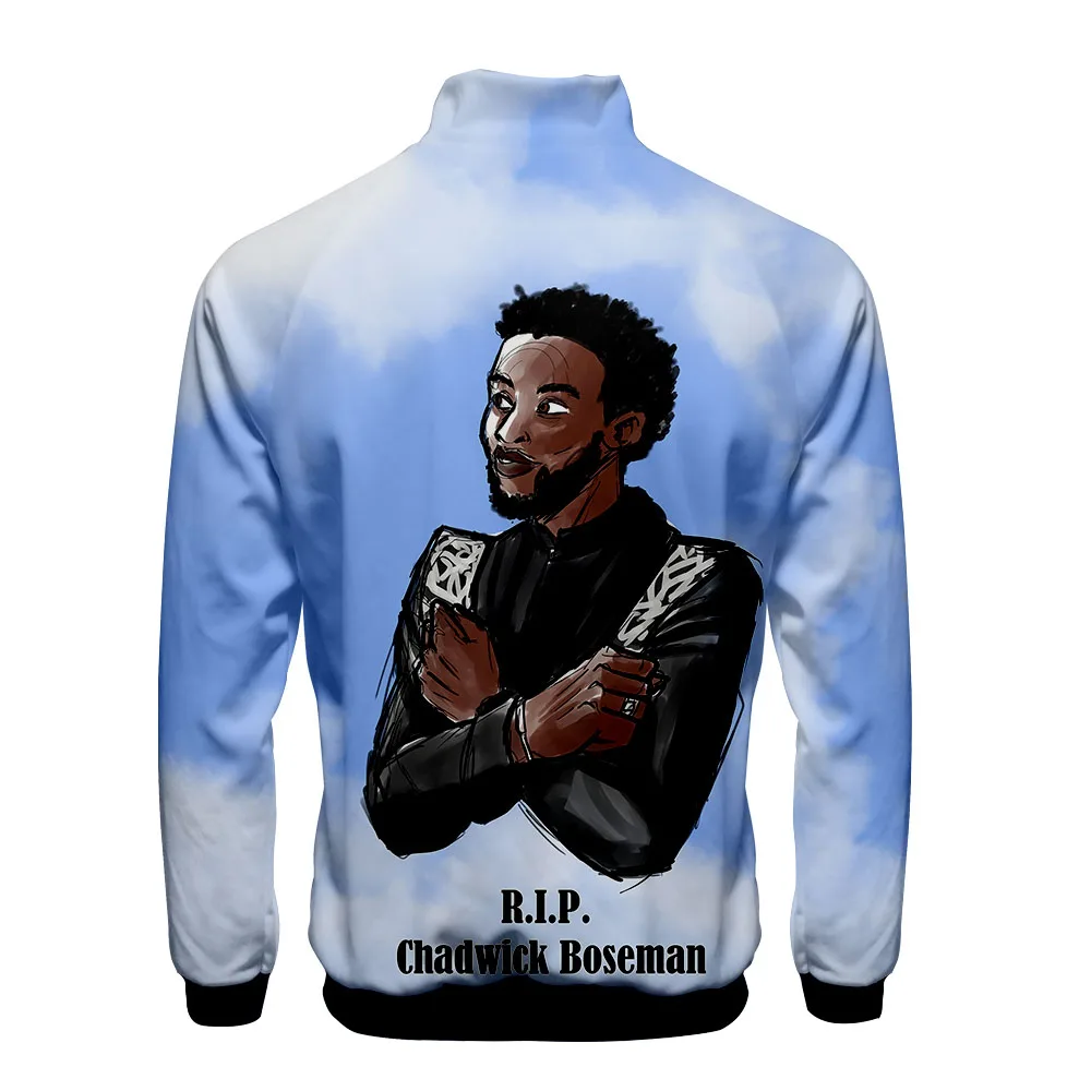 Классическая куртка-бомбер Rip Chadwick Boseman с 3D-принтом куртка реглан на молнии