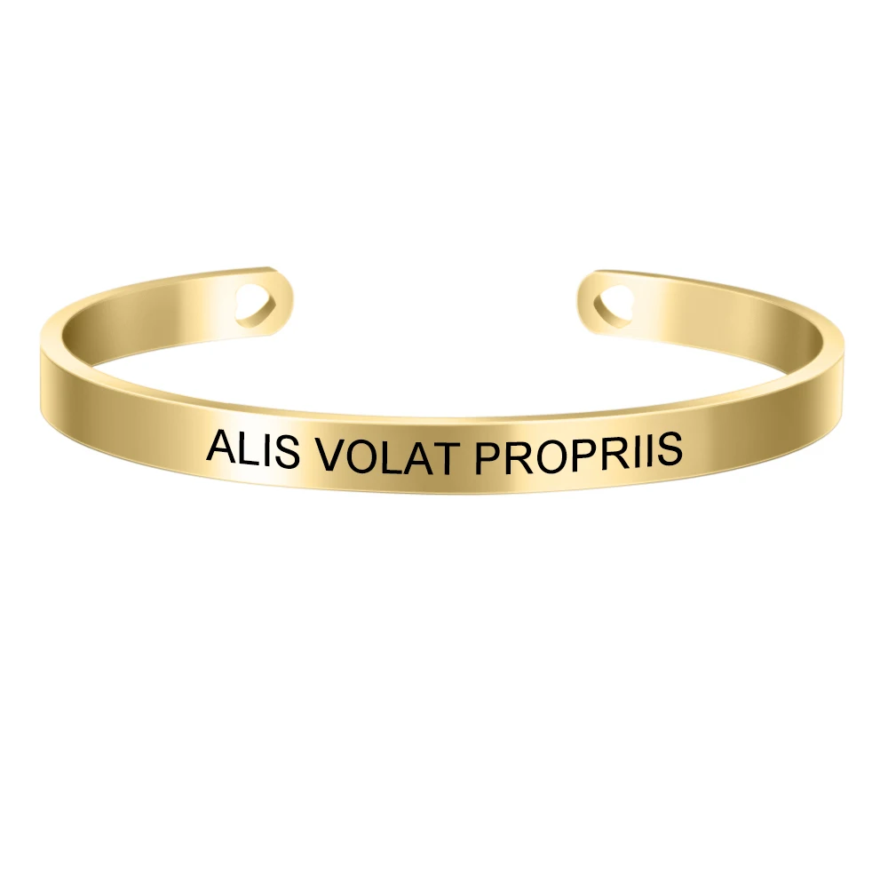 6 мм Ширина Нержавеющая сталь браслет с гравировкой положительный вдохновляющие