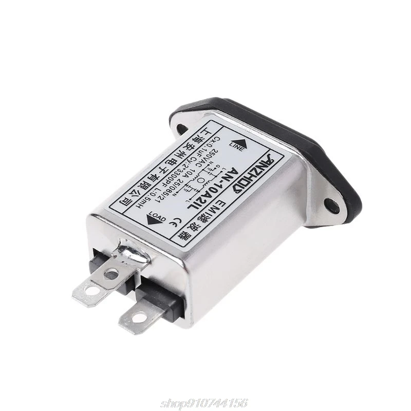 IEC320-C14 IEC фильтр Мужской Разъем Панель крепление Мощность линейный EMI фильтры J09 21