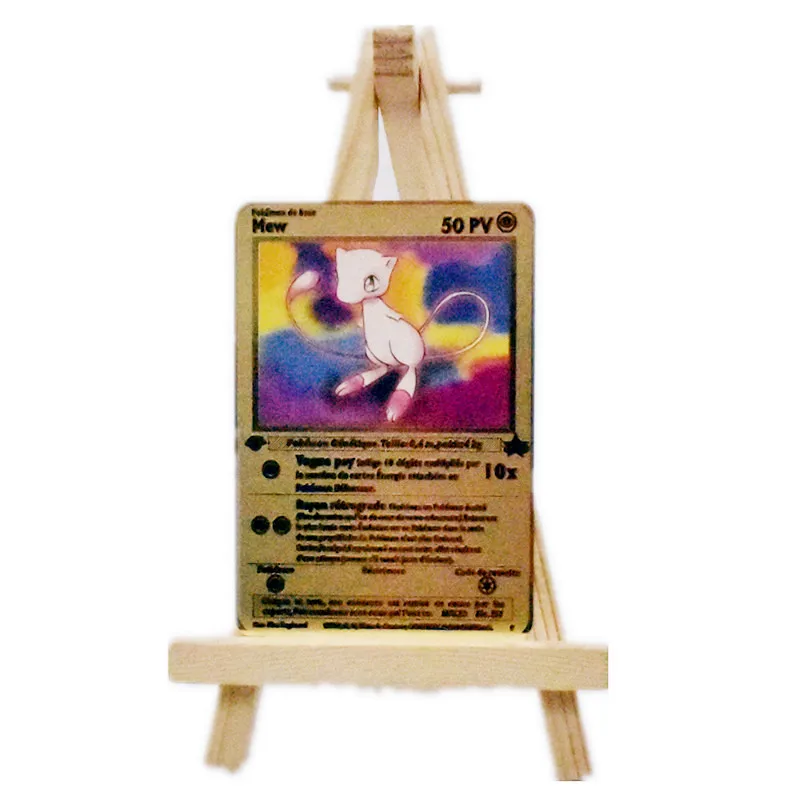 

Pv French Pokemons Gold Card Anime Non Repeat Shining Pikachu Charizard Cards Game Battle Carte Trading Pokemon Kaarten Toys