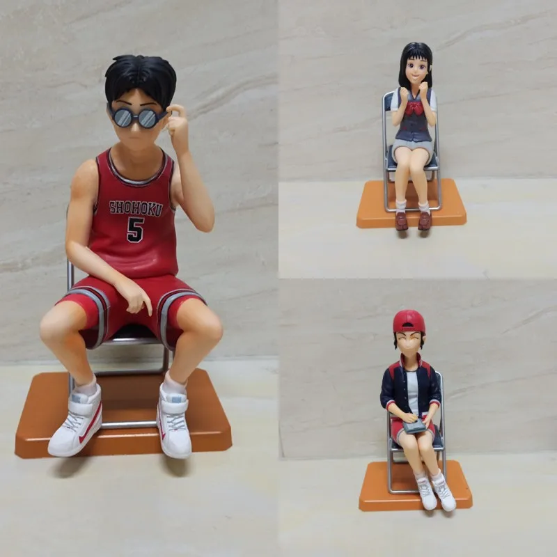 

Anime Slam Dunk Akagi haruko Kogure Kiminobu Inoue Ayako PVC Action Figure Collectible Model Doll Toy 20cm