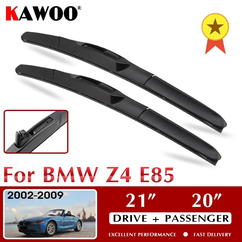 

KAWOO Wiper Front Car Wiper Blades For BMW Z4 E85 October 2002 - Nov. 2009 Windshield Windscreen Window 21"+20" LHD RHD