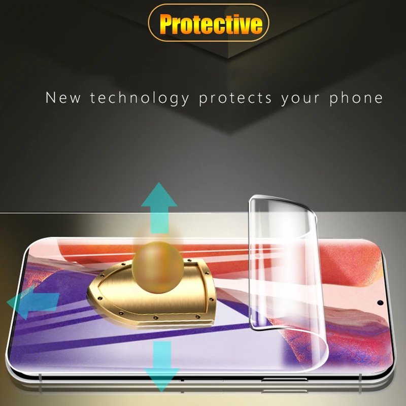 

S21 plus Soft Hydrogel Film Screen Protector For Samsung Galaxy S21 Ultra Note 20 S20 Plus FE HD Transparent Clear Sreen Film