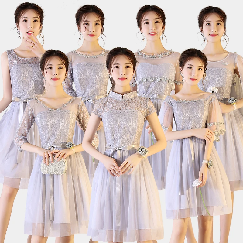 Elegandt Для женщин гость Свадебная вечеринка платье подружки невесты Рубашка с