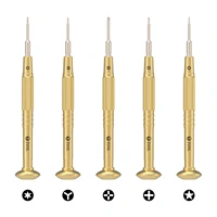 masterxu 2uul 2uu brass copper handle screwdriver precise bolt driver for iphone android mobile phone combat tool