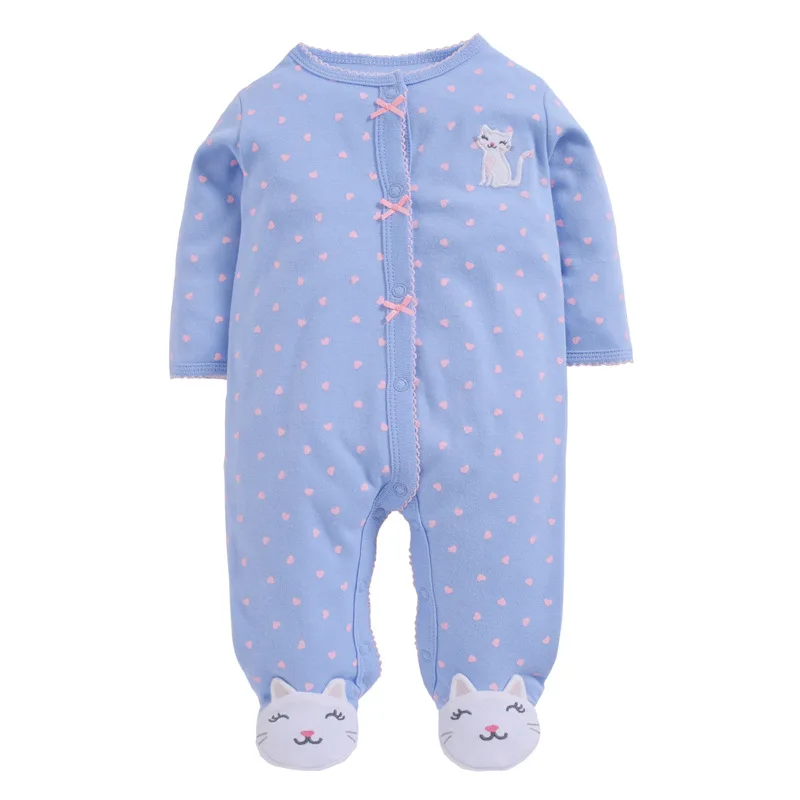 Детский хлопковый комбинезон весенняя одежда для новорожденных маленьких
