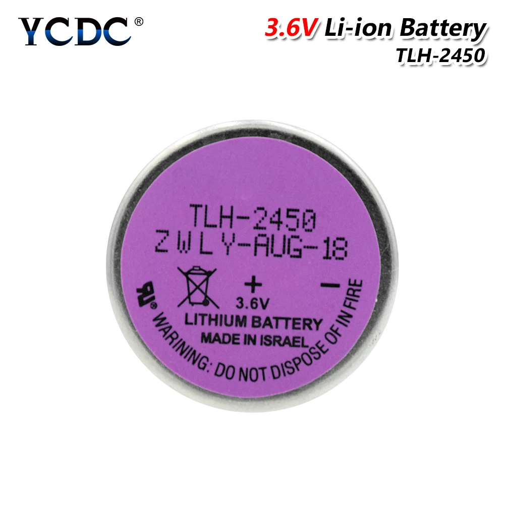 TLH-2450 TLH2450 ER2450 Кнопочная батарея 3,6 V 550mAh литиевая батарея ies для систем контроля давления в шинах