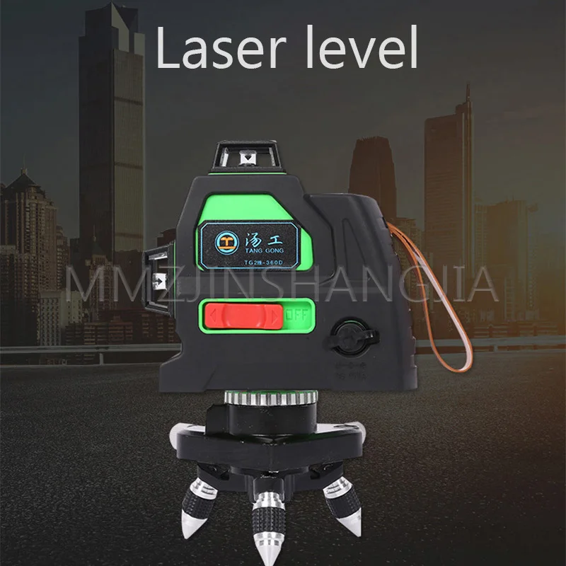 8 линий высокоточный лазерный уровень духа украшения зеленый светильник