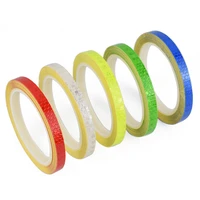 2rolls bike safety reflective tape fluorescent warning lighting sticker adhesive tape roll strip for beautify bicycle decoration