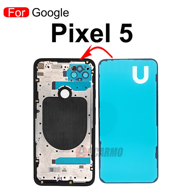 For Google Pixel 2 3 4 3A 4A XL 2XL 4XL 3xl 3AXL 4a 4g 5G 5 LCD Screen Adhesive Tape Back Cover Frame Sticker Glue Replacement images - 6