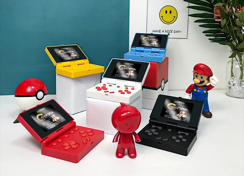 RS-96 для nes FC 8 бит портативная игровая консоль 3 0 дюймов AV выход 500 мАч 1000 различных