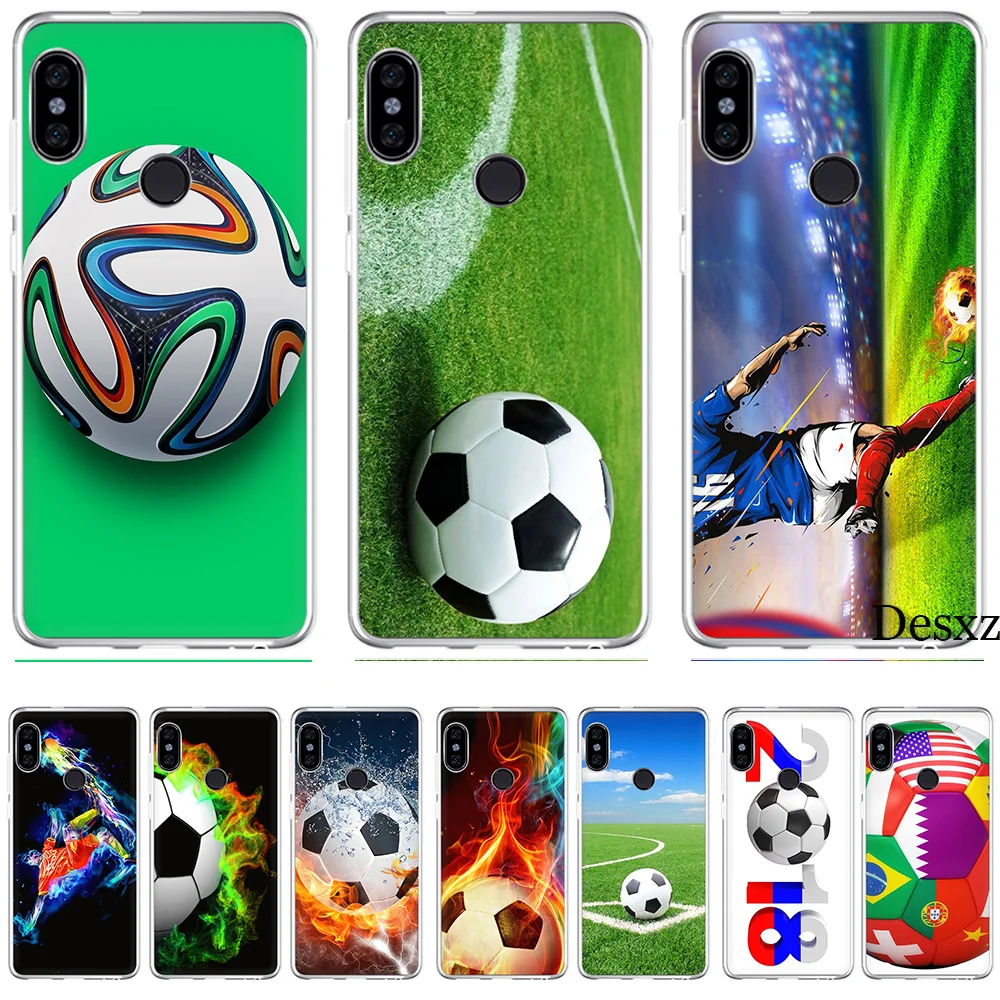 Чехол для телефона чехол футбольного мяча на водной горящей огне Для Xiao mi Red 4 5 6 8 4X
