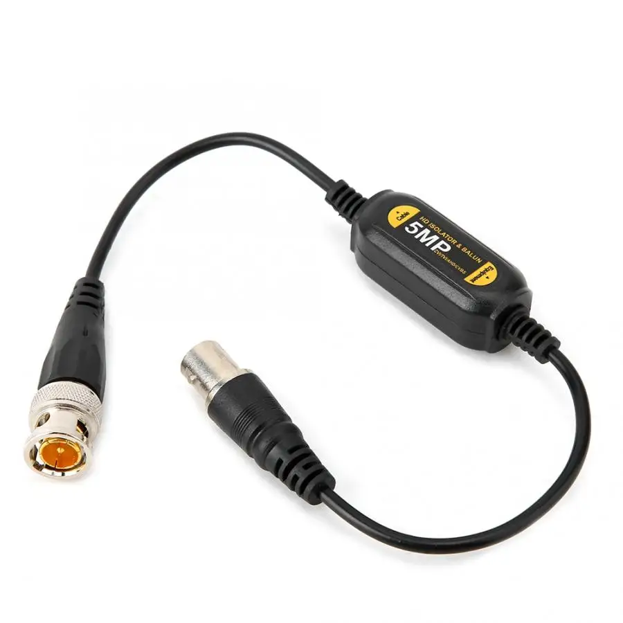 Коаксиальный Видео изолятор 5 МП высокой четкости с датчиком заземления Balun