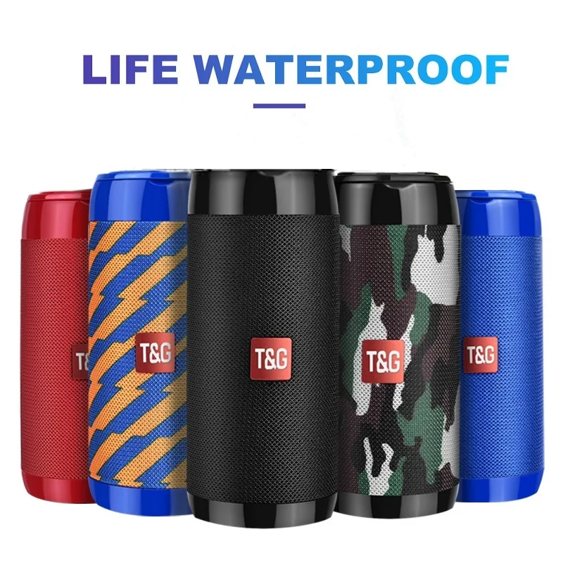 Портативный мини динамик с поддержкой Bluetooth FM трансляция водонепроницаемый