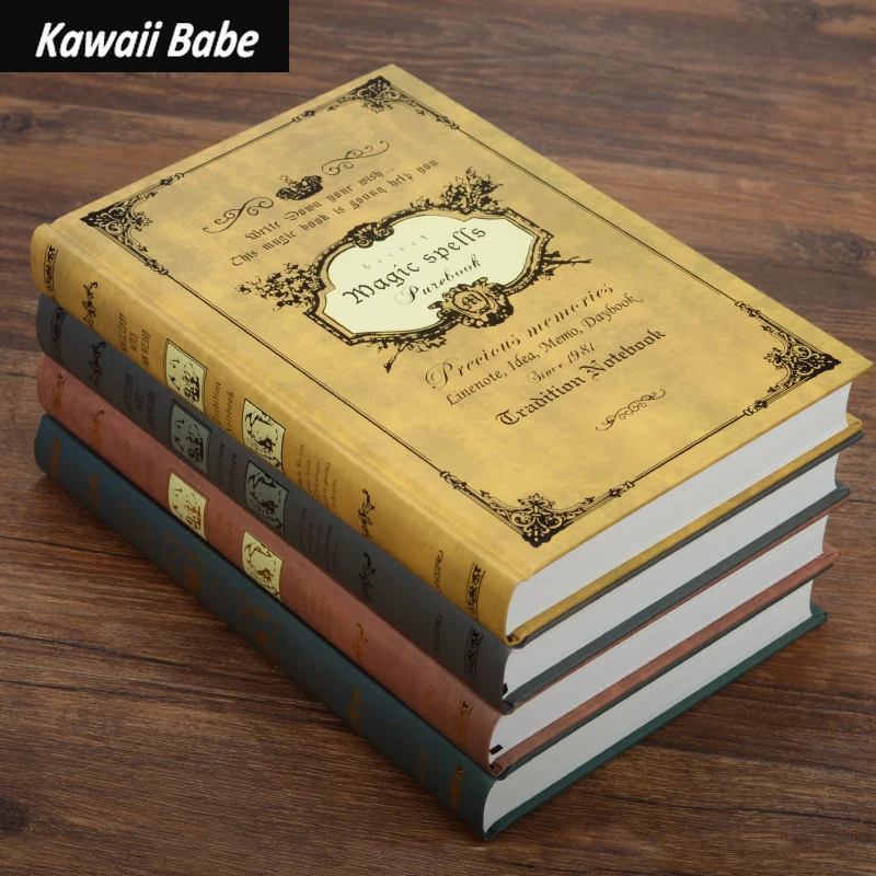 

Творческий A5 классическая магия журналы, записные книжки блокнот дневник Европейский толстый подарки Lyofes повестки дня школа планирования канцелярские принадлежности