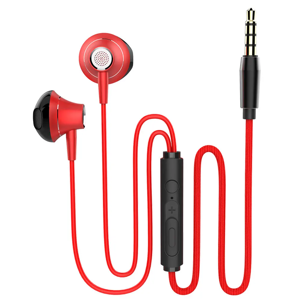 KIAACASE 3.5mm Earphone Headset Stereo Earbuds Earphones Universal Sports Bass For Samsung Xiaomi Huawei fone de ouvido | Электроника