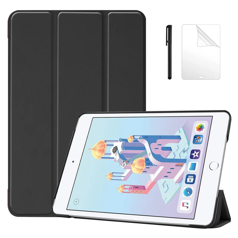 

Чехол-книжка для iPad mini 5, ipad mini 4 Gen 2019, складной, с функцией автоматического сна и пробуждения