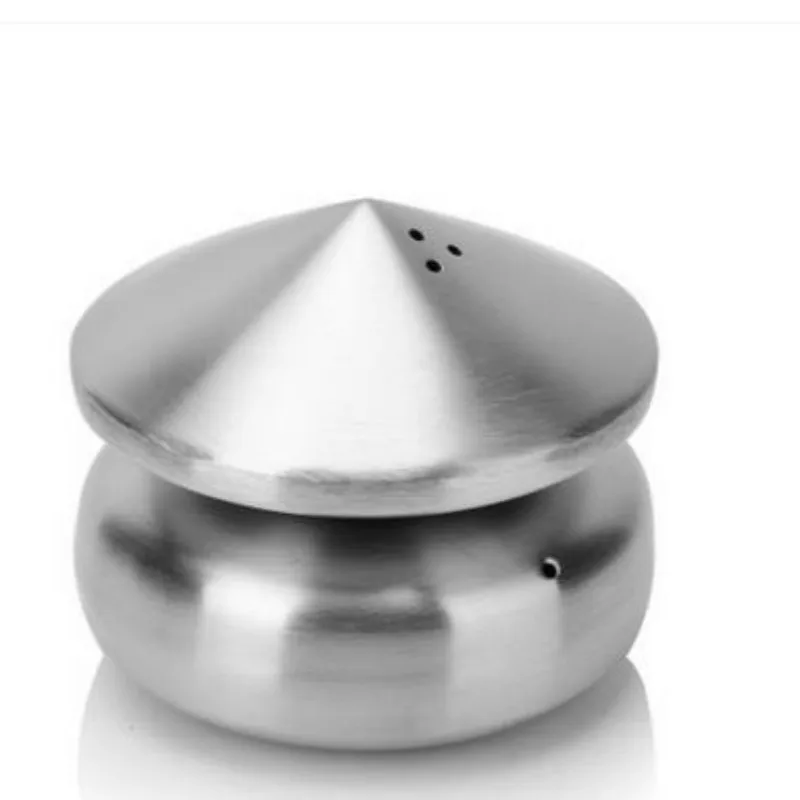 

Kitchen Herb Spice Tool Stainless Steel Flying Saucer Seasonings Pepper Shakers Salt Shaker 2pcs/set