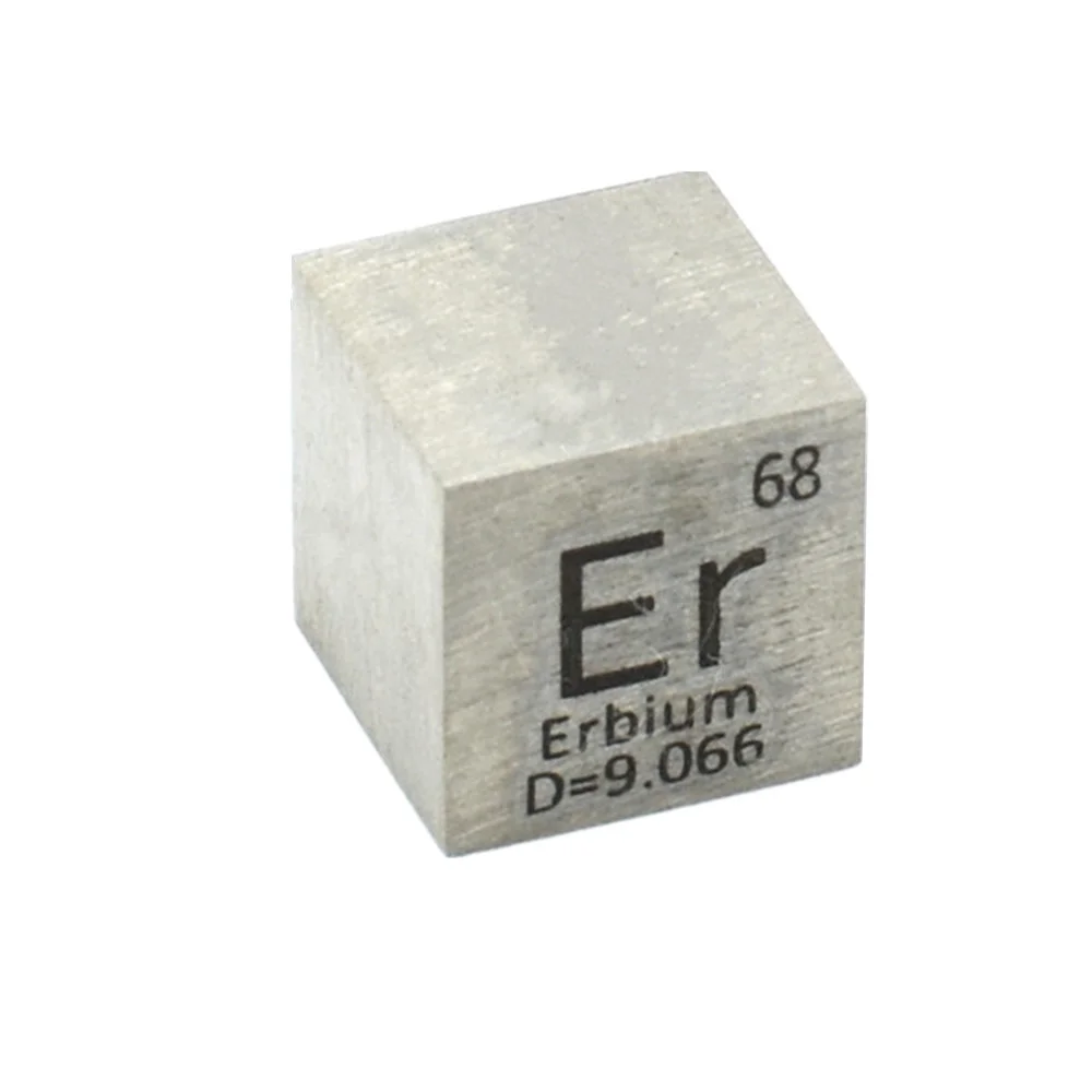 

Erbium Er Carved Element Periodic Table Cube 10mm 99.9%
