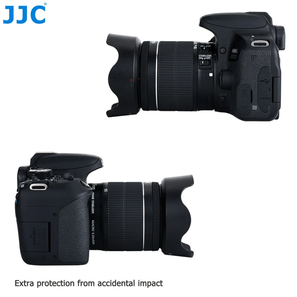 Бленда объектива для Canon EOS 90D 80D 70D 77D EF S 18 55 мм f/3 5 6 is STM f/4 заменяет фонарь|Бленды| |