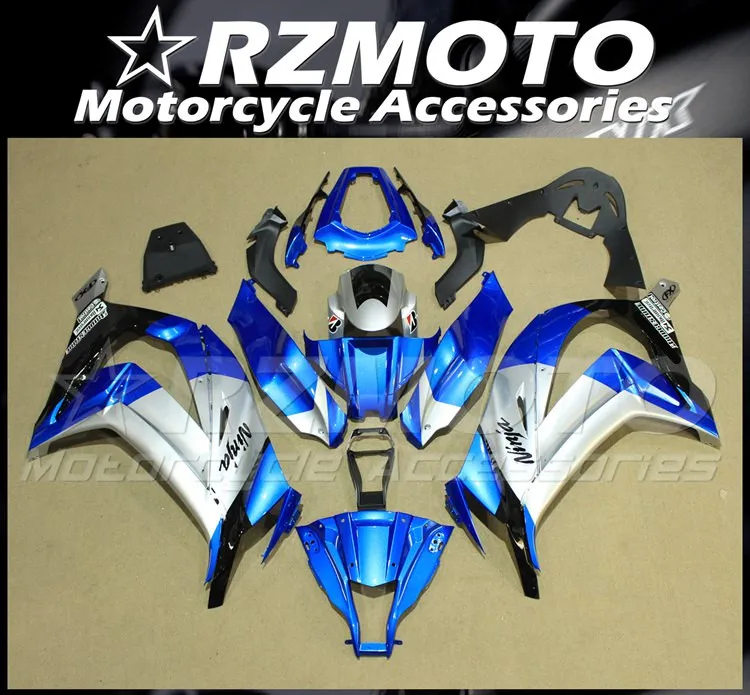 

Injection Molding New ABS Whole Fairings Kit Fit for Kawasaki Ninja ZX-10R 2011 2012 2013 2014 2015 11 12 13 14 15 Blue silver